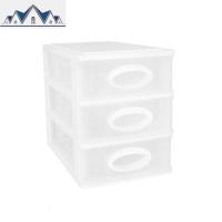 寝室桌面收纳盒 化妆品首饰文具整理盒宿舍迷你抽屉式多层储物盒 三维工匠