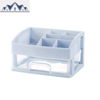 抽屉式化妆品收纳盒桌面口红架梳妆台多层护肤品置物架 三维工匠