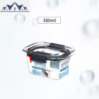 家用收纳水果保鲜上班族透明密封防漏饭盒可微波便当加热 三维工匠收纳盒
