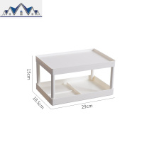 化妆品收纳盒桌面办公桌置物架梳妆台护肤品收纳架办公室杂物收纳 三维工匠