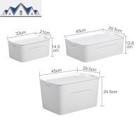 加厚收纳箱大号衣柜储物盒有盖整理箱衣物塑料收纳盒 三维工匠