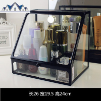 北欧ins简约储物架网红护肤品收纳盒桌面口红化妆品梳妆台置物架 三维工匠