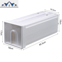 抽屉式收纳柜 18cm窄缝收纳置物架卫生间储物柜子塑料夹缝缝隙柜 三维工匠