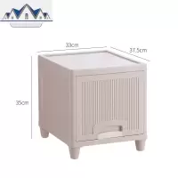 多层收纳柜简易塑料储物柜加厚翻盖式卧室衣服洗浴用品厨房整理柜 三维工匠