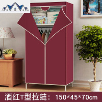 衣柜简易布衣柜收纳柜子卧室单人衣橱组装挂宿舍出租房用现代简约 三维工匠