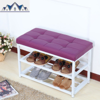 北欧家用口进穿鞋凳鞋架凳子多层换鞋凳储物凳鞋柜可坐沙发凳 三维工匠收纳凳