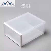 女式抽屉式鞋盒收纳盒透明单个装批发加厚放装鞋子的盒子鞋柜车载 三维工匠收纳柜