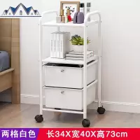 收纳柜抽屉式 卧室置物架落地浴室卫生间角架 多层厨房储物架层架 三维工匠