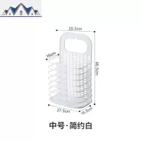 折叠脏衣篮脏衣服收纳筐装衣物娄篮子放玩具的赃蓝框家用洗衣篓桶 三维工匠收纳篮