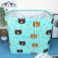 超大号巨无霸衣物收纳筐脏衣篮脏衣篓折叠防水束口玩具被子收纳包 三维工匠收纳篮