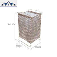 可折叠脏衣服收纳筐防水脏衣篓家用玩具衣服收纳筐洗衣篮 三维工匠收纳篮