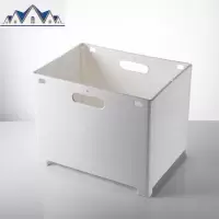 免打孔可折叠壁挂脏衣篮挂墙装脏衣服收纳筐的洗衣娄衣物蓝可挂式 三维工匠收纳篮