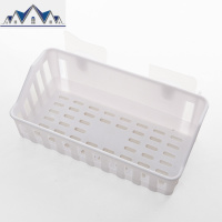 加厚粘胶壁挂篮厨房卫生间置物篮收纳篮免打孔漏水篮置物架 三维工匠