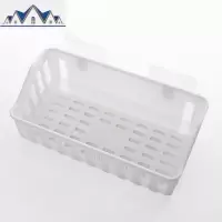 加厚粘胶壁挂篮厨房卫生间置物篮收纳篮免打孔漏水篮置物架 三维工匠
