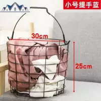 北欧铁艺脏衣篮置物架分类多层脏衣篓收纳洗衣篮子筐子衣服娄家用 三维工匠收纳篮