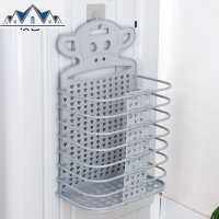 可折叠脏衣篮子免打孔墙壁挂式装衣物玩具收纳筐家用放衣服篓 三维工匠收纳篮