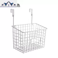 多功能铁艺挂篮免打孔浴室置物架 厨房储物架子橱柜收纳篮 三维工匠