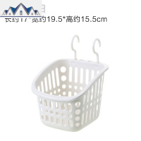 家居创意床头收纳挂篮置物篮厨房浴室洗漱挂篮卫生间塑料篮吊篮 三维工匠收纳篮