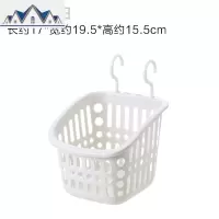 家居创意床头收纳挂篮置物篮厨房浴室洗漱挂篮卫生间塑料篮吊篮 三维工匠收纳篮