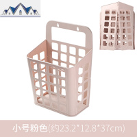 家用浴室收纳筐壁挂脏衣篮塑料可拆卸免打孔宿舍置物篮壁挂脏衣篓 三维工匠收纳篮