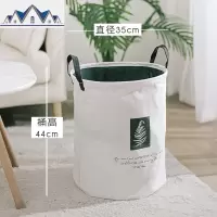 布艺束口收纳桶防尘脏衣篮装脏衣服的大号篓子阳台卫生间 三维工匠收纳篮