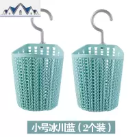 挂式收纳篮浴室挂篮浴筐厨房卫生间塑料洗澡篮子收纳筐壁挂置物篮 三维工匠