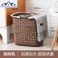 浴室塑料脏衣篮放脏衣服的收纳筐北欧篮子装衣娄桶家用洗衣篓 三维工匠收纳篮