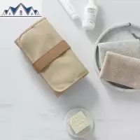精品简约便携式化妆收纳包男女旅行大容量防水随身旅游皮质洗漱包 三维工匠