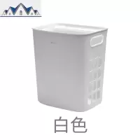 脏衣服收纳筐装衣物袜子脏衣篓卫生间置物架洗衣篮壁挂式可挂篓子 三维工匠收纳篮
