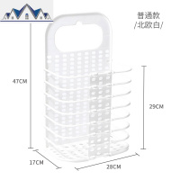 脏衣篮脏衣服收纳筐放衣服的脏衣篓卫生间可折叠家用壁挂装衣物筐 三维工匠收纳篮