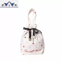 MZao可爱兔子化妆包小号便携女化妆品收纳袋化妆袋抽绳束口袋随手 三维工匠收纳包