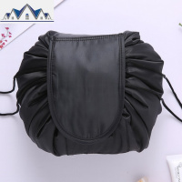 vely vely懒人化妆包女简约便携旅行大容量抽绳收纳袋防水洗漱包 三维工匠收纳包