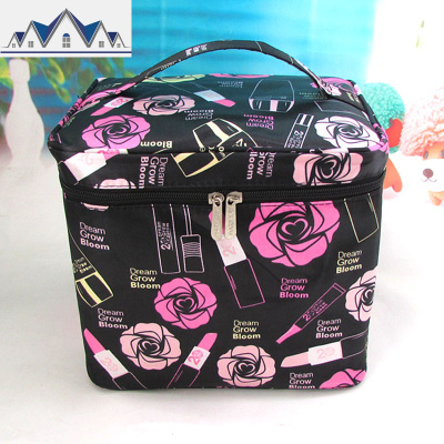 化妆包手提可爱旅行超大号大容量防水特大便携多功能化妆品收纳袋 三维工匠收纳包