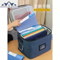 收纳包家用多层大容量整理盒多功能户口本护照家庭重要文件箱 三维工匠