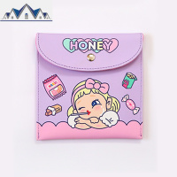 永恒少女心棒棒女孩卫生棉包 可爱卡通姨妈巾收纳包独角兽 三维工匠