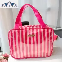 旅行洗漱包化妆袋女便携大容量防水化妆包网红收纳袋手提pvc超火 三维工匠收纳包