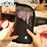 化妆刷收纳包便携外出卷袋眉笔收纳盒眼影美妆刷桶ins旅行化妆包 三维工匠