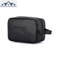 新款黑色化妆包女便携大容量网红随身简约化妆品收纳包 三维工匠