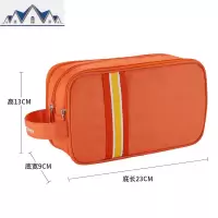 旅行洗漱包潮干湿分离便携收纳袋简约男大容量多功能分格化妆包女 三维工匠收纳包