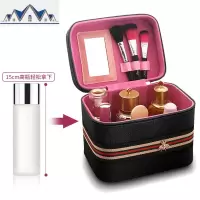 化妆包女小号便携护肤手提化妆品收纳箱盒大容量网红ins风 超火 三维工匠收纳包