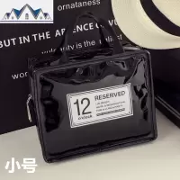 网红化妆包ins风超火女简约小号便携化妆品袋收纳盒手提箱大容量 三维工匠收纳包