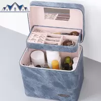 大容量品网红收纳箱便携ins风超火盒多功能多层手提女简约 三维工匠收纳包