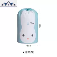 束口防潮棉被袋可爱防尘卡通被袋衣服被子整理旅行搬家打包收纳袋 三维工匠收纳包