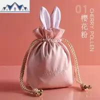 抽绳网红化妆包女ins可爱超火化妆品收纳便携大容量旅行洗漱布袋 三维工匠收纳包