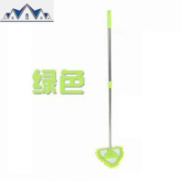 迷你拖把替换布头地板拖卫浴厨房小拖把除尘刷可旋转三角拖把拖布 三维工匠