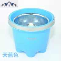 单桶拖把桶旋转单桶家用拖布桶不锈钢单筒旋转甩干桶免手洗墩布. 三维工匠