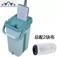 拖把刮刮乐免手洗平板拖把干湿两用抖音拖地家用拖布桶 三维工匠