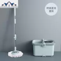 免手洗拖把旋转杆家用自动脱吸水懒人拖地墩布一拖就净拖布 三维工匠