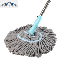 必卡锁自拧水拖把不锈钢家用旋转自挤水懒人墩布可拆洗免手洗拖布 三维工匠