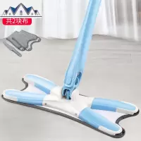 平板拖把家用旋转拖布瓷砖地木地板免手洗干湿两用拖地 三维工匠